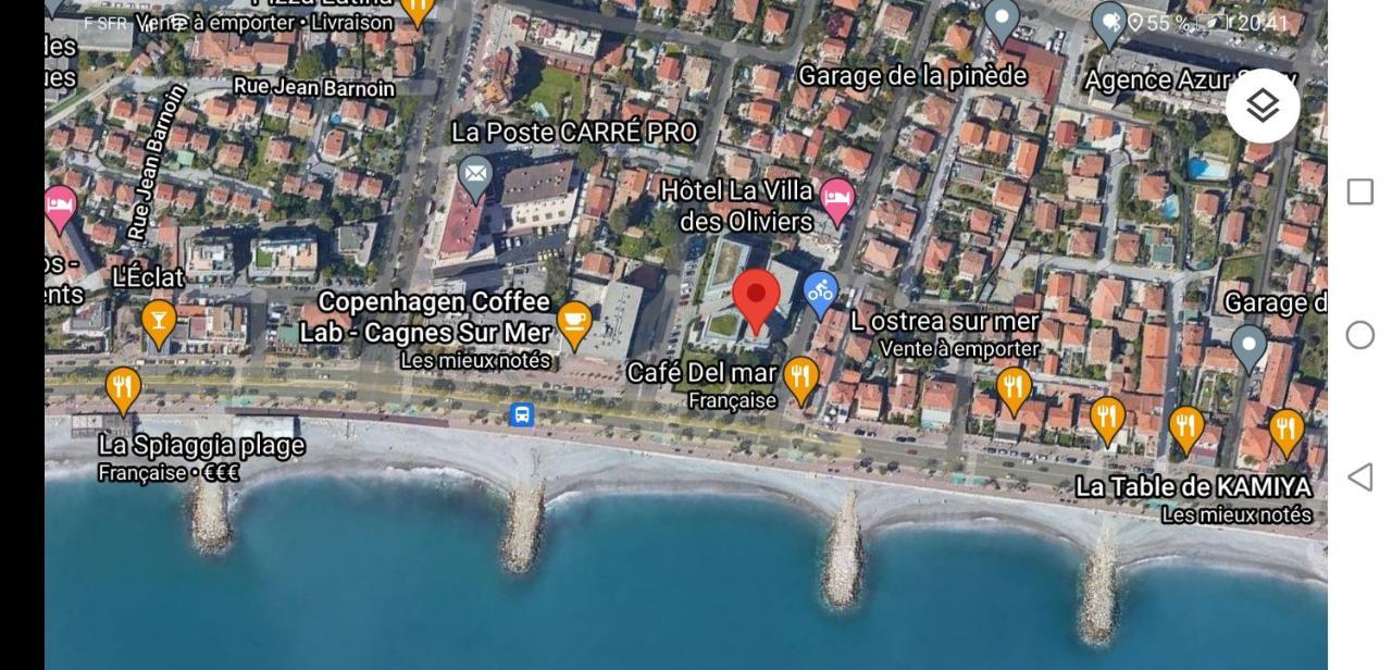 Appartement 6 Personnes Face A La Mer Cagnes-sur-Mer Luaran gambar